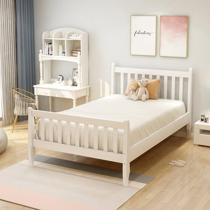 WoodCraft Modern Simple Wooden Bed - Furnishiaa -  -